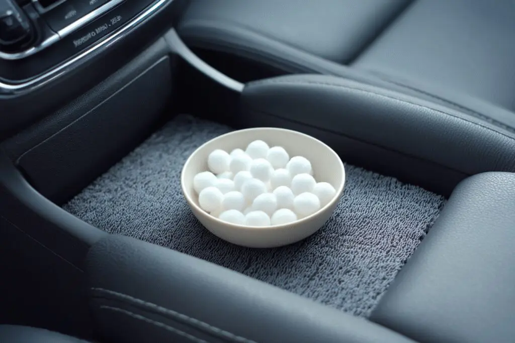 A natural way to answer the FAQ of how to get rid of ants in a car, using essential oils as a deterrent.