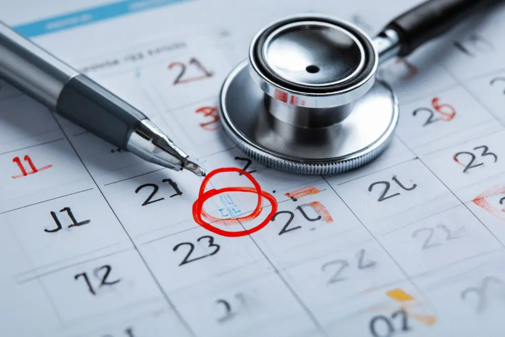 A timeline visual for how long it takes to get a CNA license, showing a calendar highlighting the 4-12 week duration