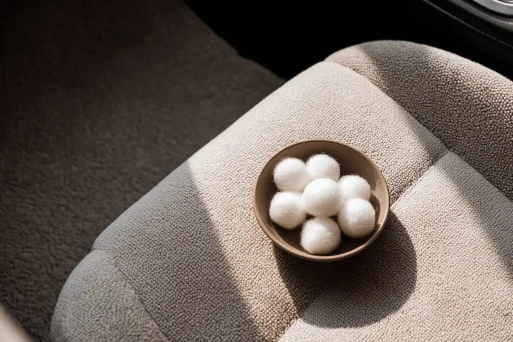 Natural ways to learn how to get rid of ants in a car overnight, using cotton balls with essential oil as a deterrent