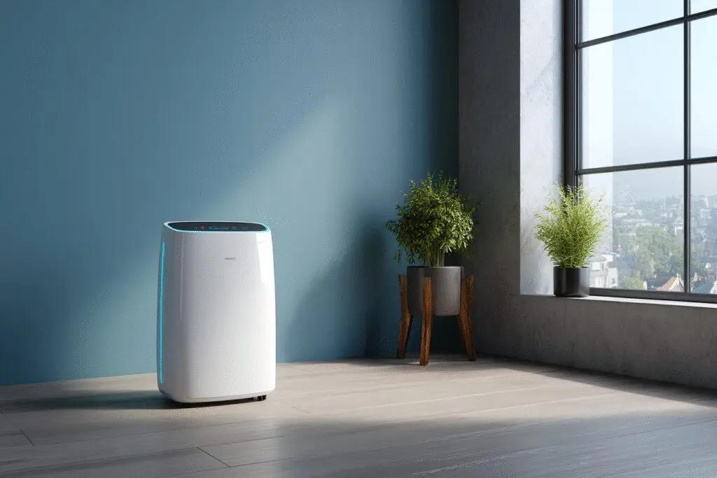 Simple steps on how to get rid of springtails for good by using a dehumidifier to reduce moisture in a basement