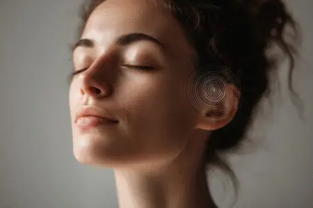 Top fixes for how to get rid of echo sound in ear, showing a person experiencing relief from the symptom
