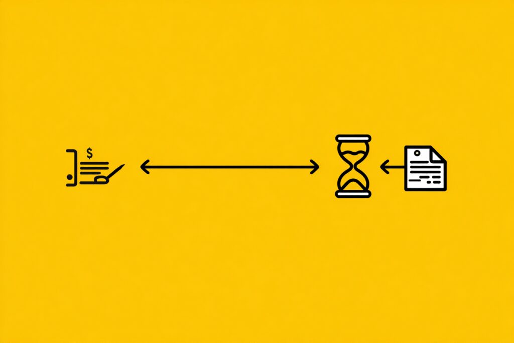 A timeline from signing a document to receiving a check, explaining how long to get a settlement check.